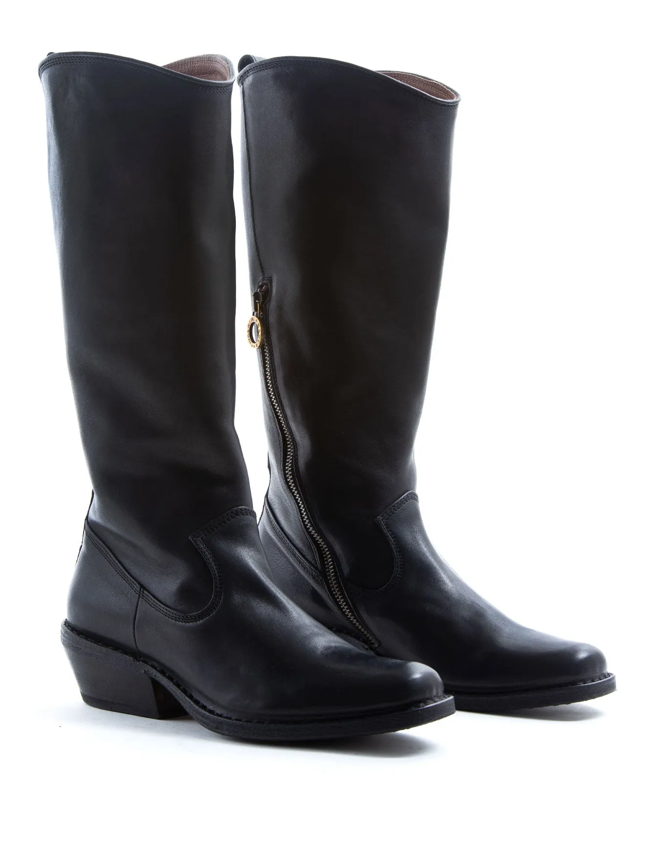 CATY Black Leather Tall Boots sold by Fiorentini + Baker product image thumbnail 2