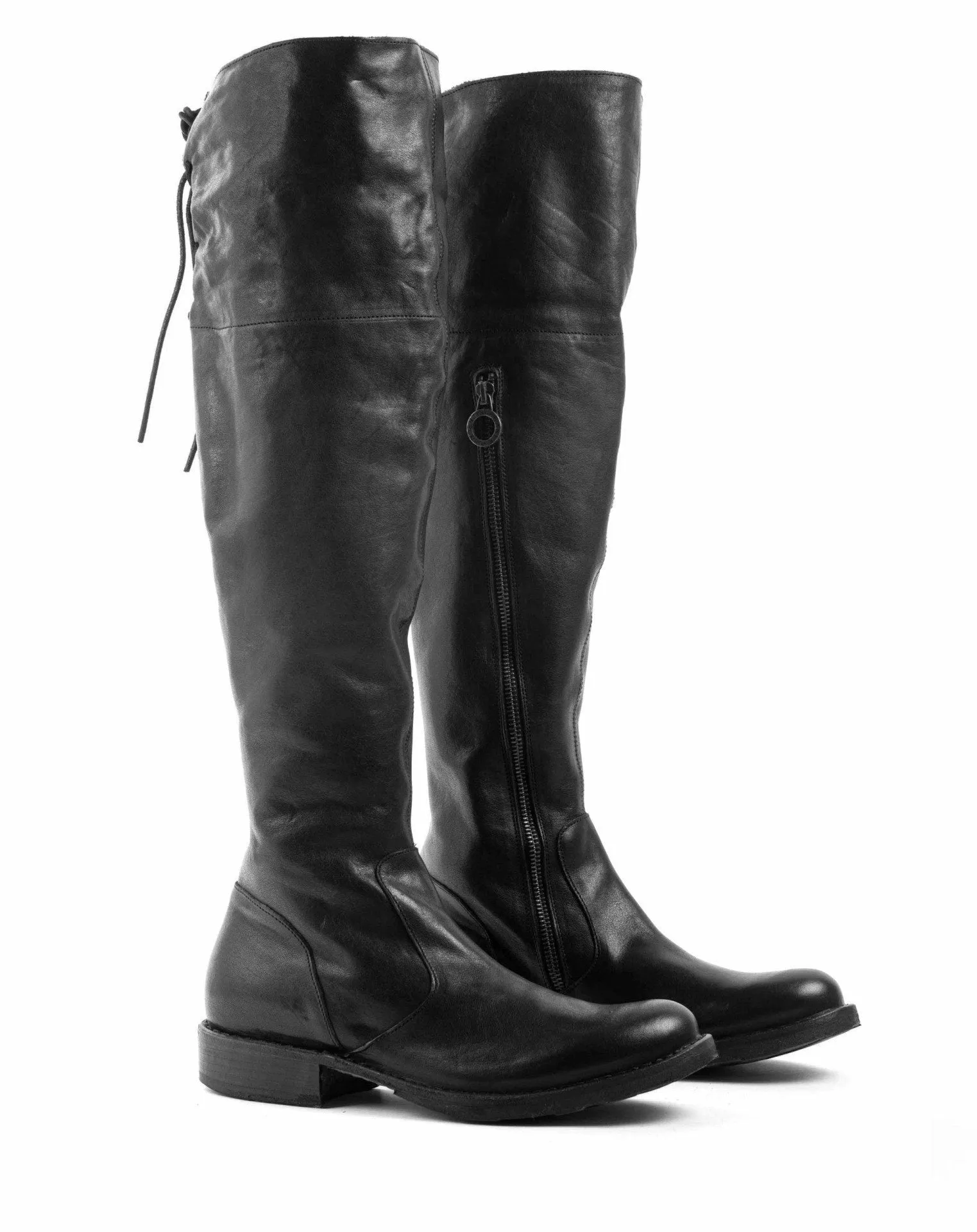 705 Black Leather Tall Boots sold by Fiorentini + Baker product image thumbnail 2