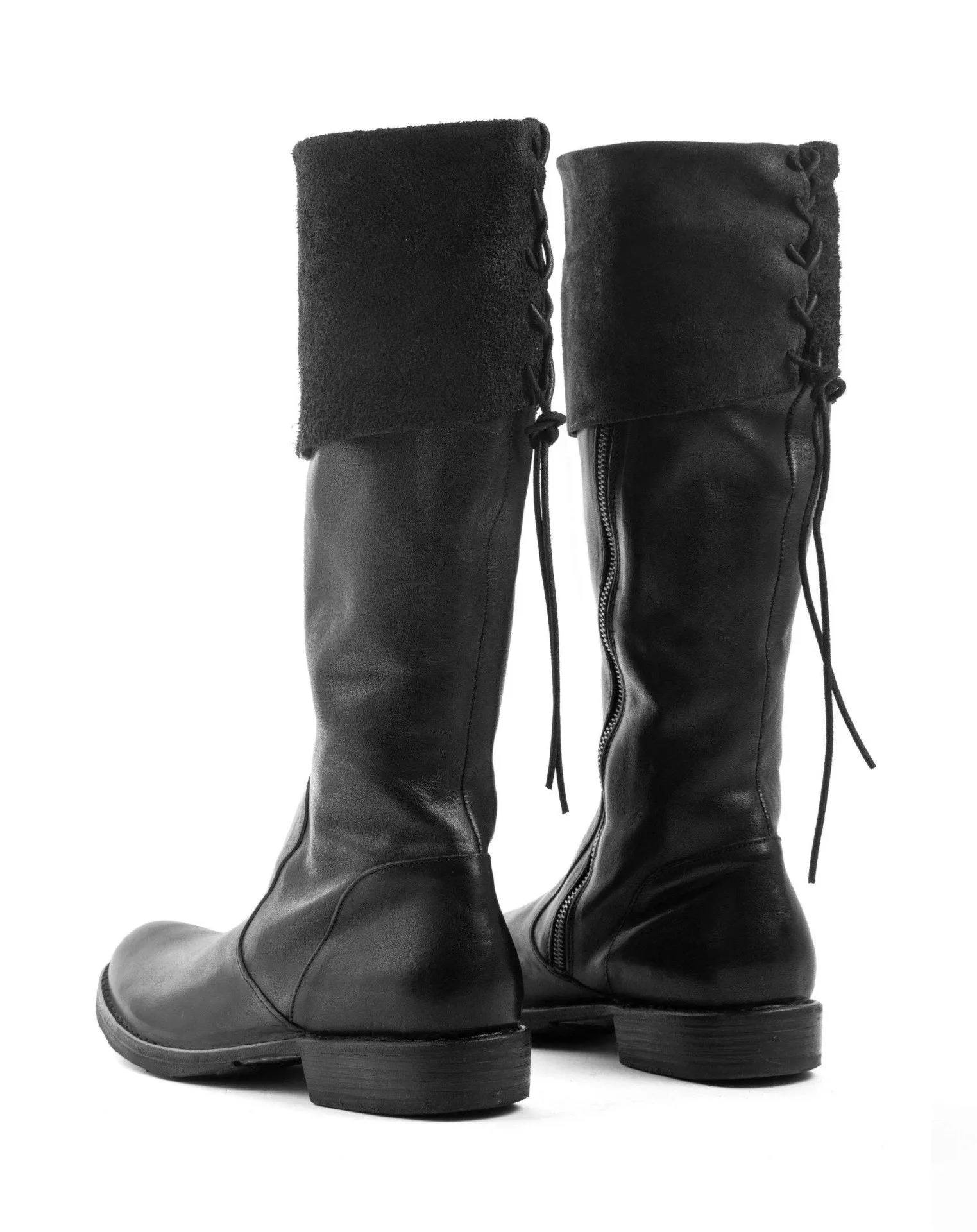 705 Black Leather Tall Boots sold by Fiorentini + Baker product image thumbnail 3
