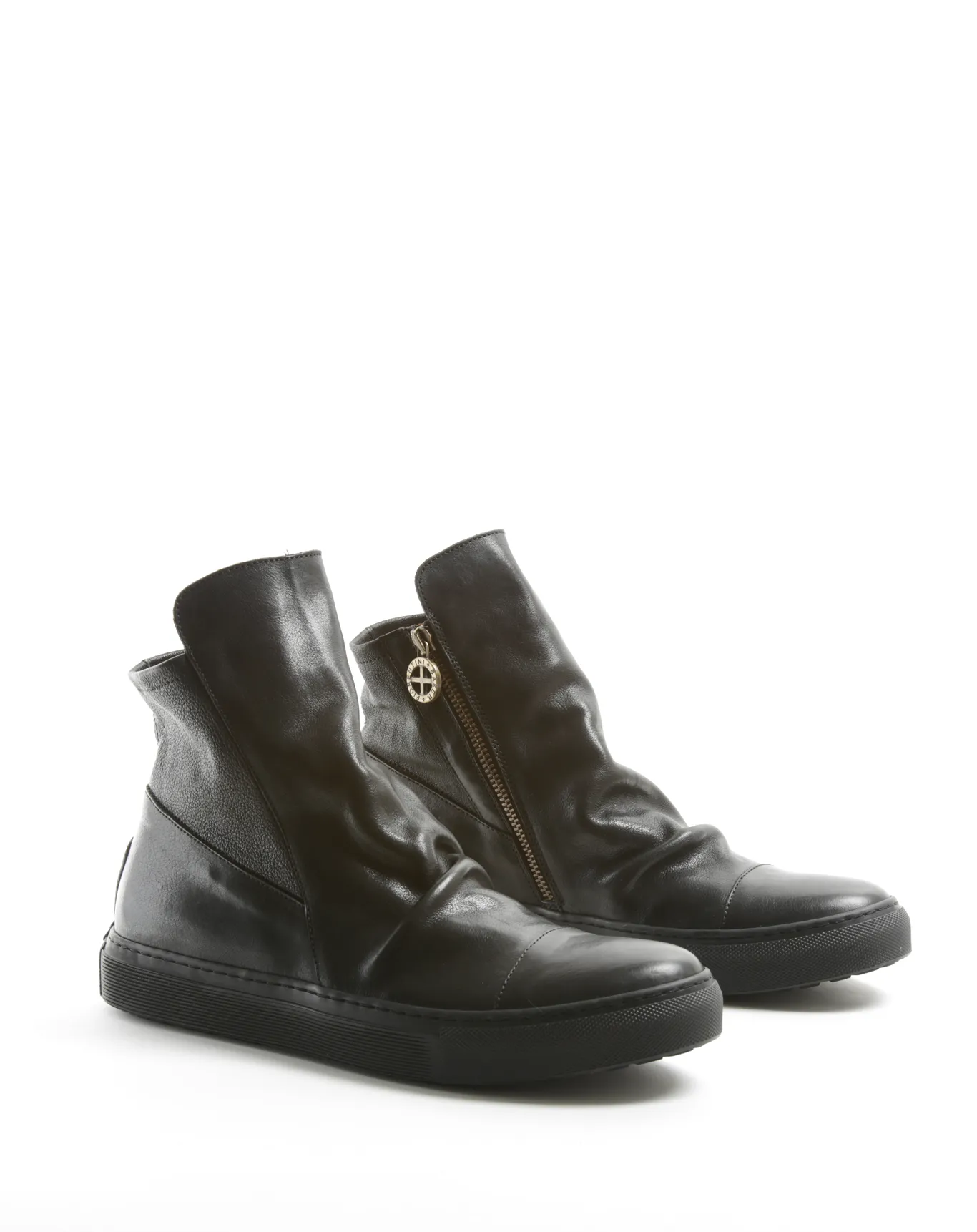 BRET Black Leather Sneaker Boots sold by Fiorentini + Baker product image thumbnail 2