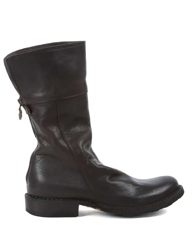 ELLA Brown leather boots sold by Fiorentini + Baker