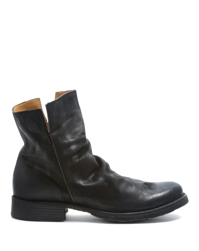 ELF Black Leather Boots sold by Fiorentini + Baker