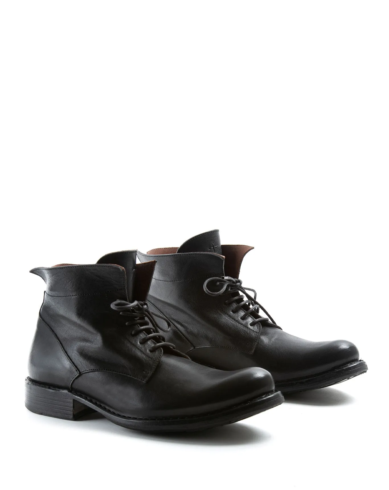 745 Black Leather Lace-up Boots sold by Fiorentini + Baker product image thumbnail 2