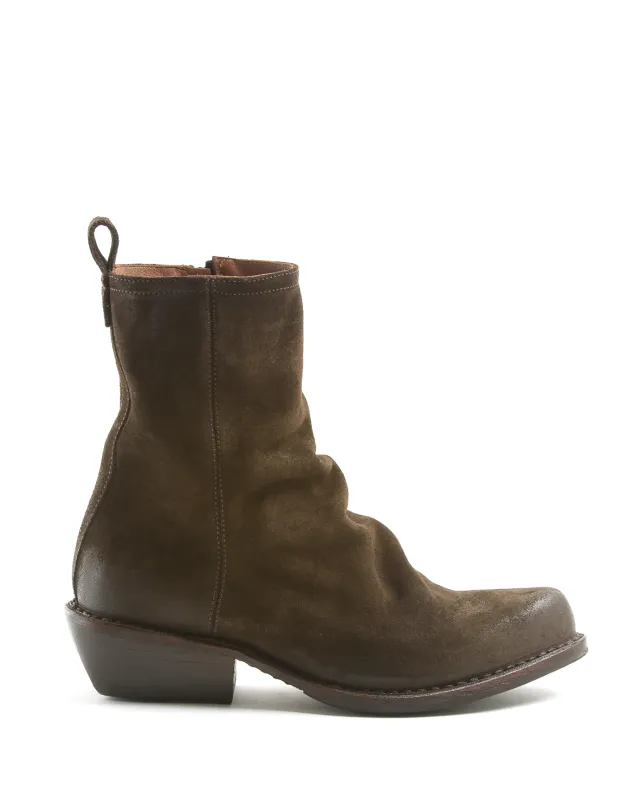 DERRY Brown Suede Boots sold by Fiorentini + Baker