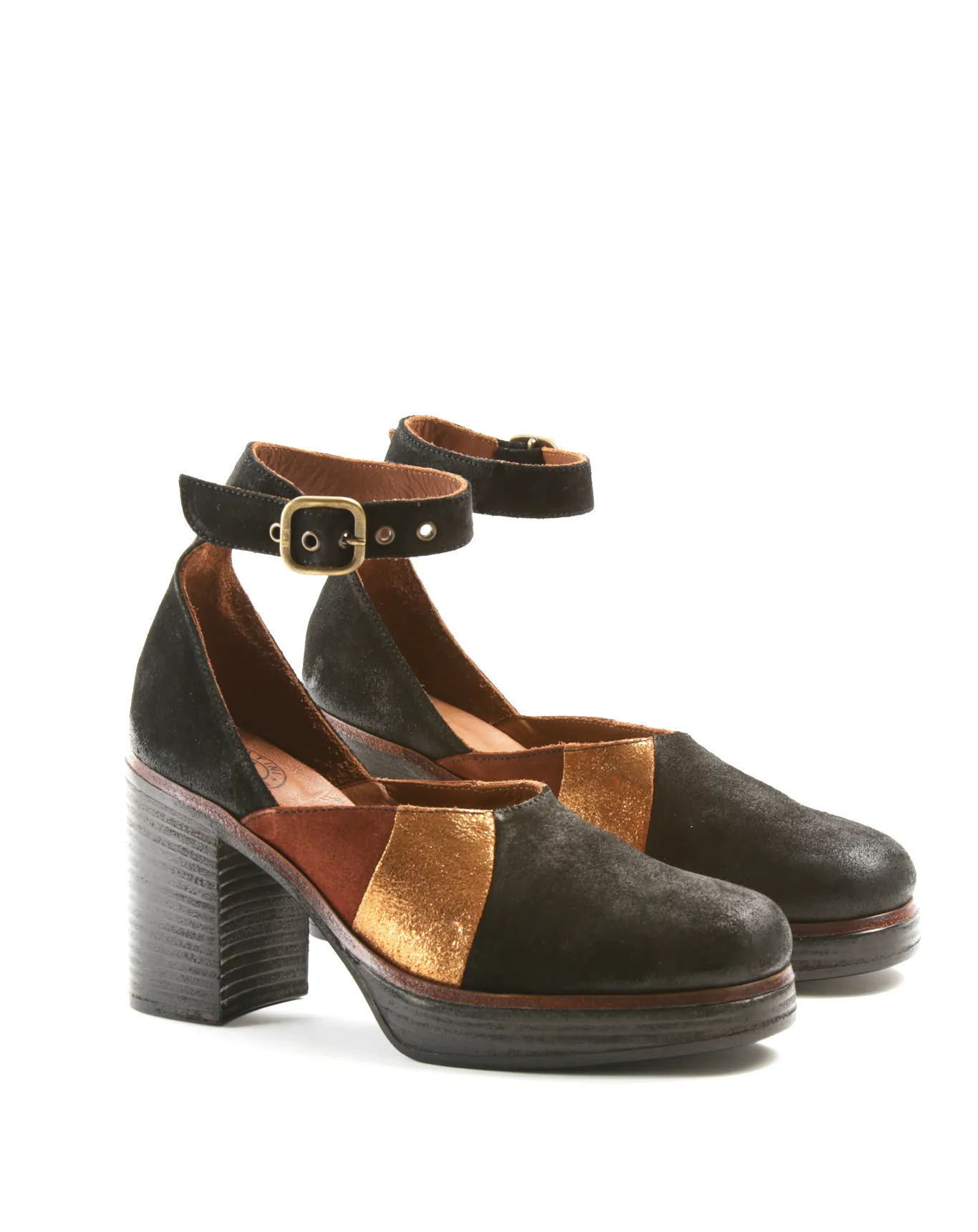 LIL Black/Rust/Gold Suede Shoes sold by Fiorentini + Baker product image thumbnail 2