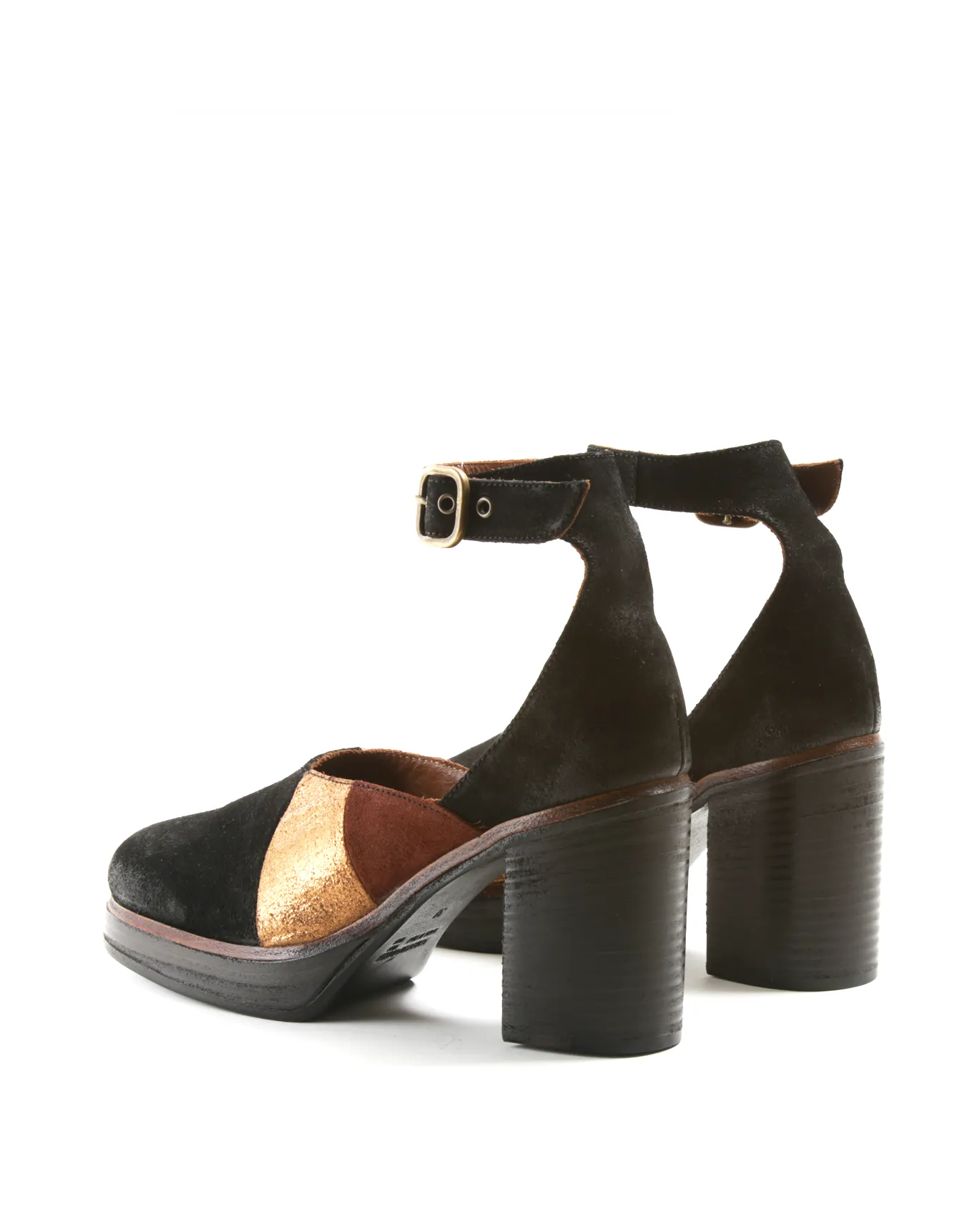 LIL Black/Rust/Gold Suede Shoes sold by Fiorentini + Baker product image thumbnail 3