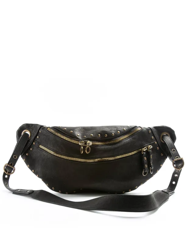 FRA Black Leather Bag made by Fiorentini + Baker