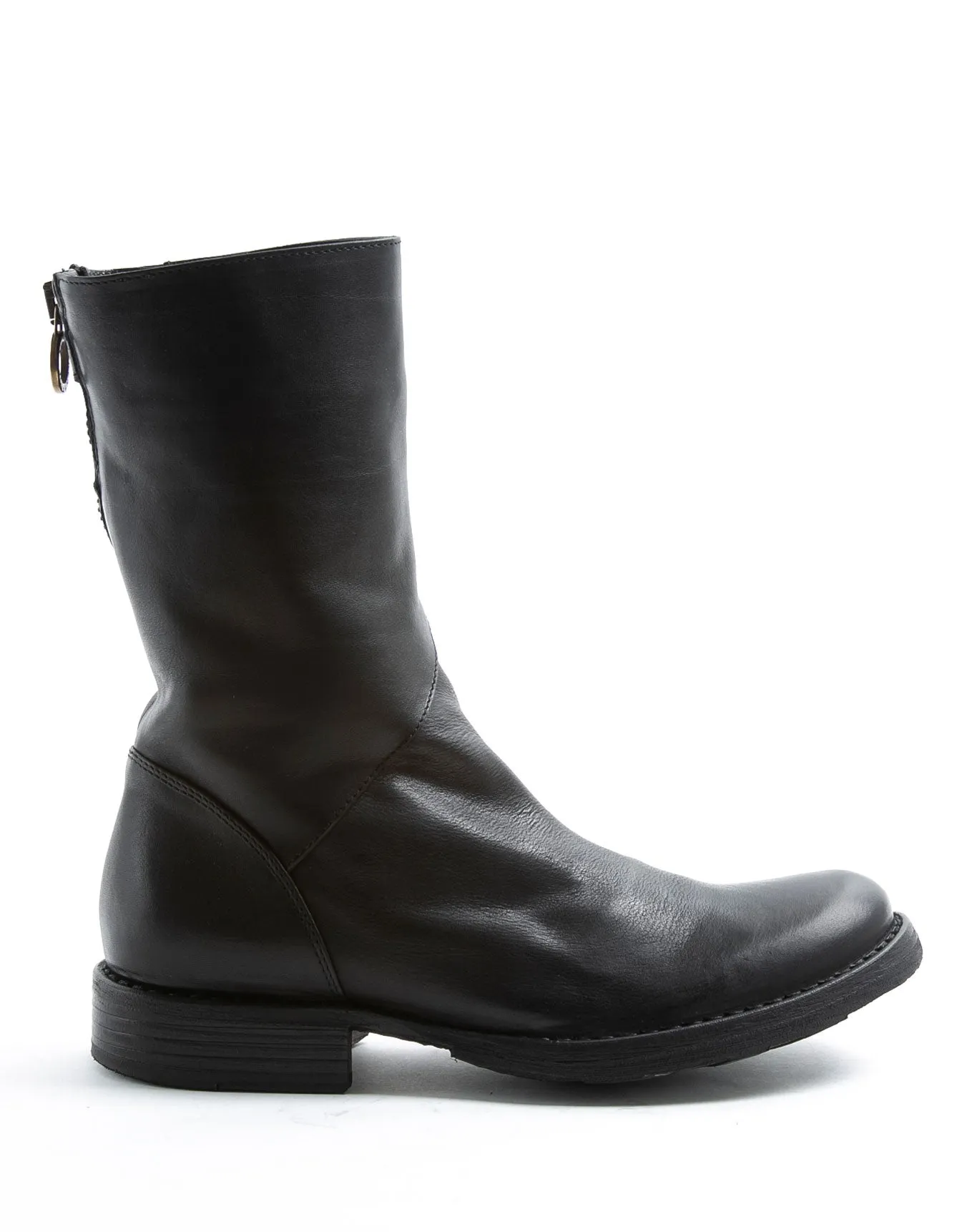 EZEE Black Leather Boots sold by Fiorentini + Baker