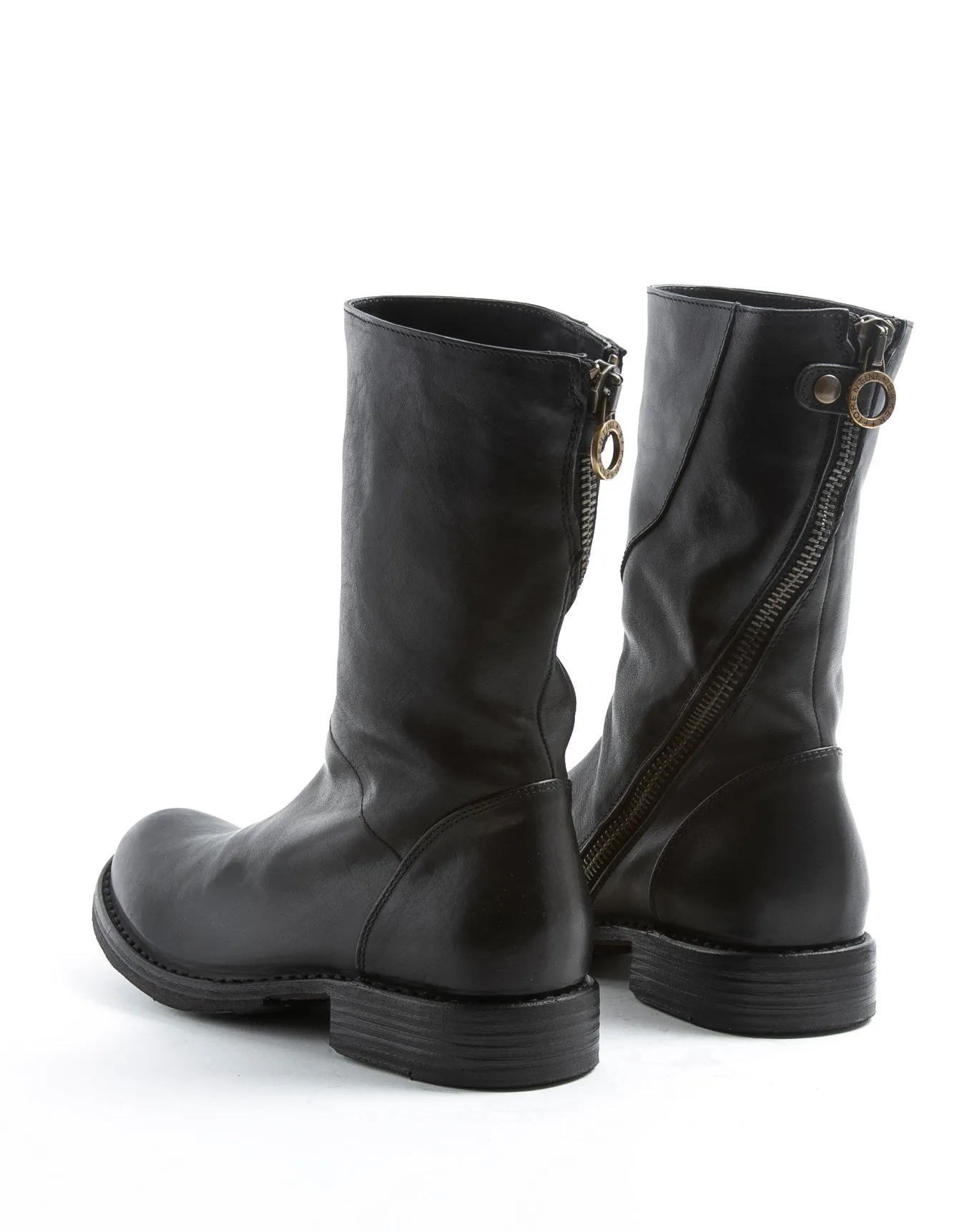 EZEE Black Leather Boots sold by Fiorentini + Baker product image thumbnail 3