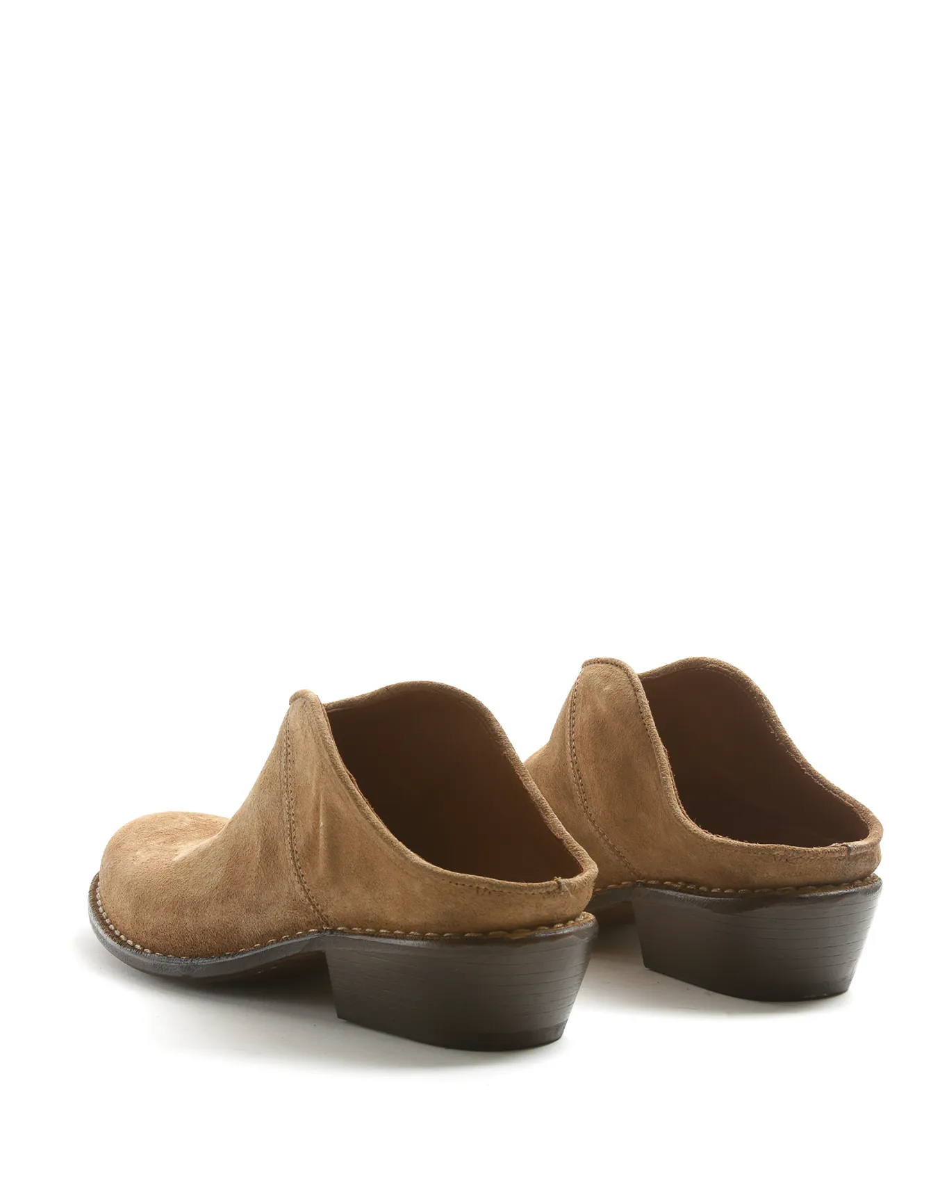 RENO Taupe Suede Mules sold by Fiorentini + Baker product image thumbnail 3