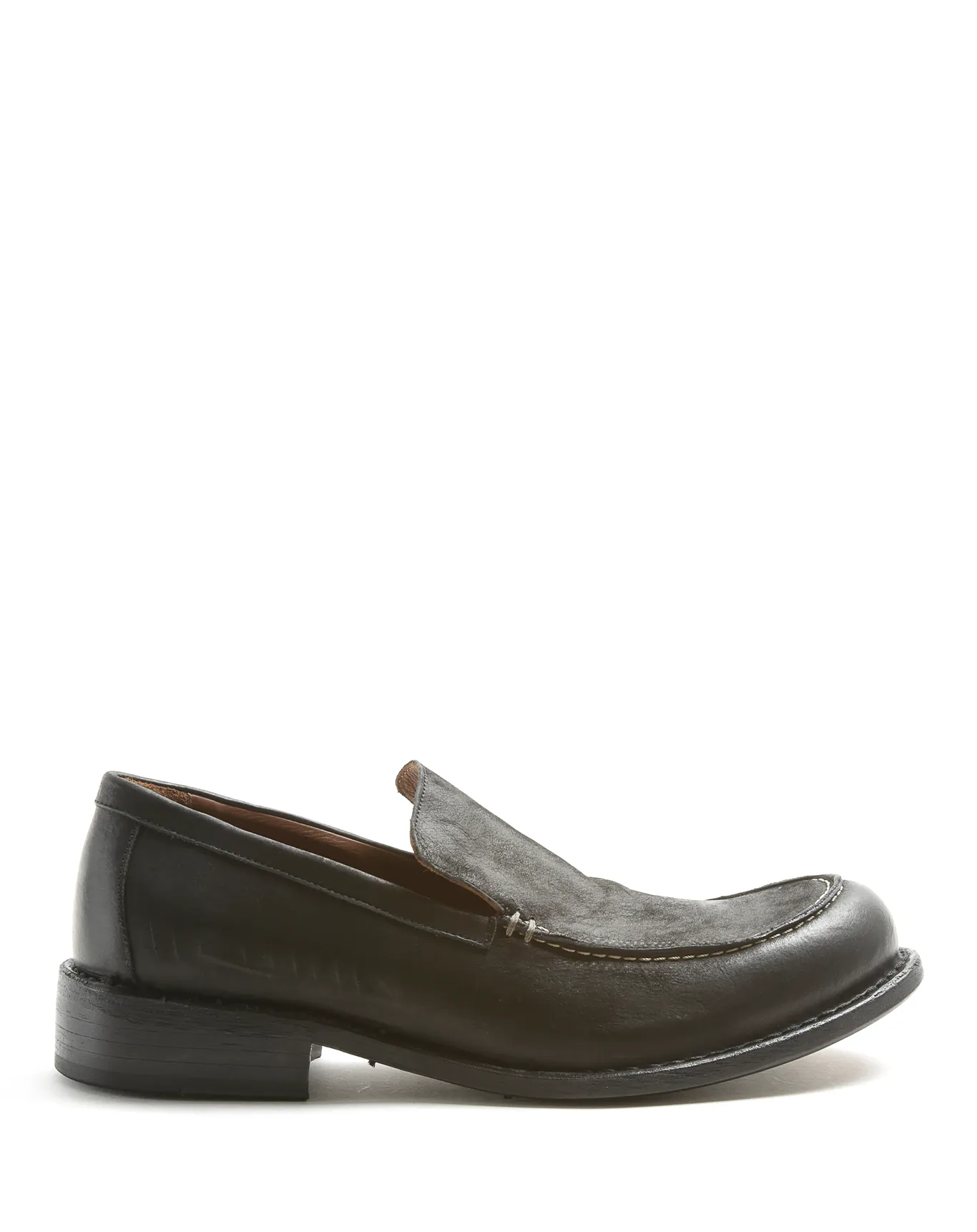FELLA Black Leather Loafers sold by Fiorentini + Baker