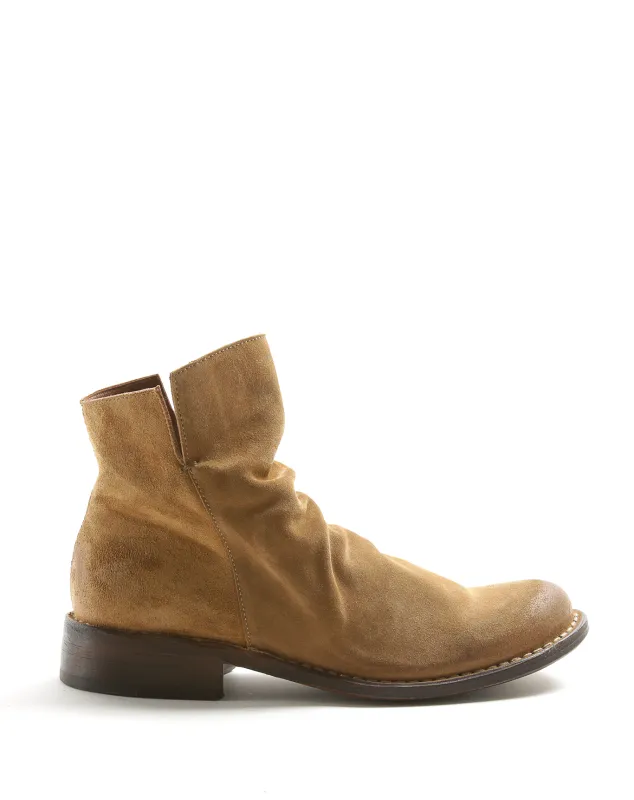 FAS Cognac Suede Boots made by Fiorentini + Baker