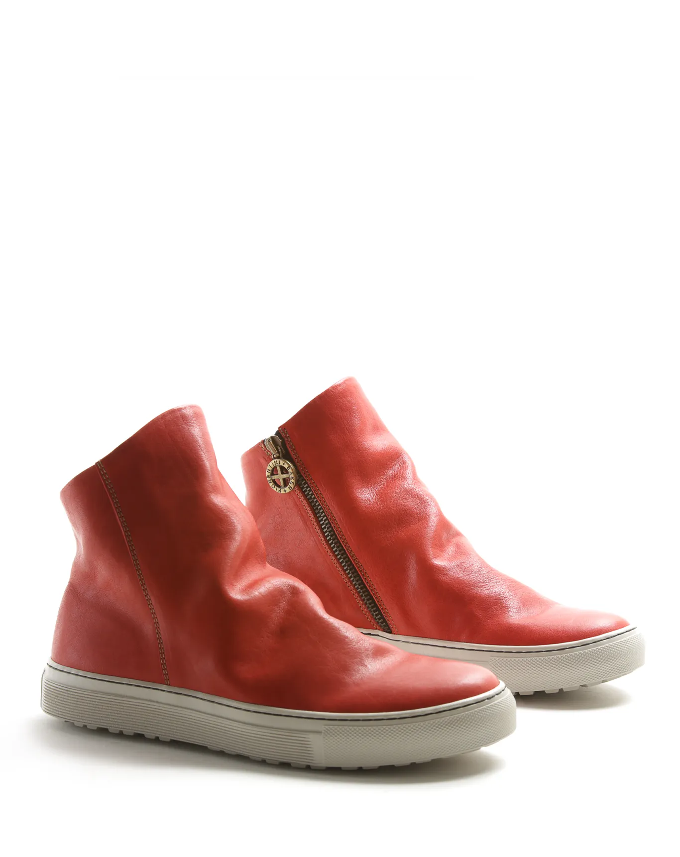 BIEL Red Leather Sneaker Boots sold by Fiorentini + Baker product image thumbnail 2
