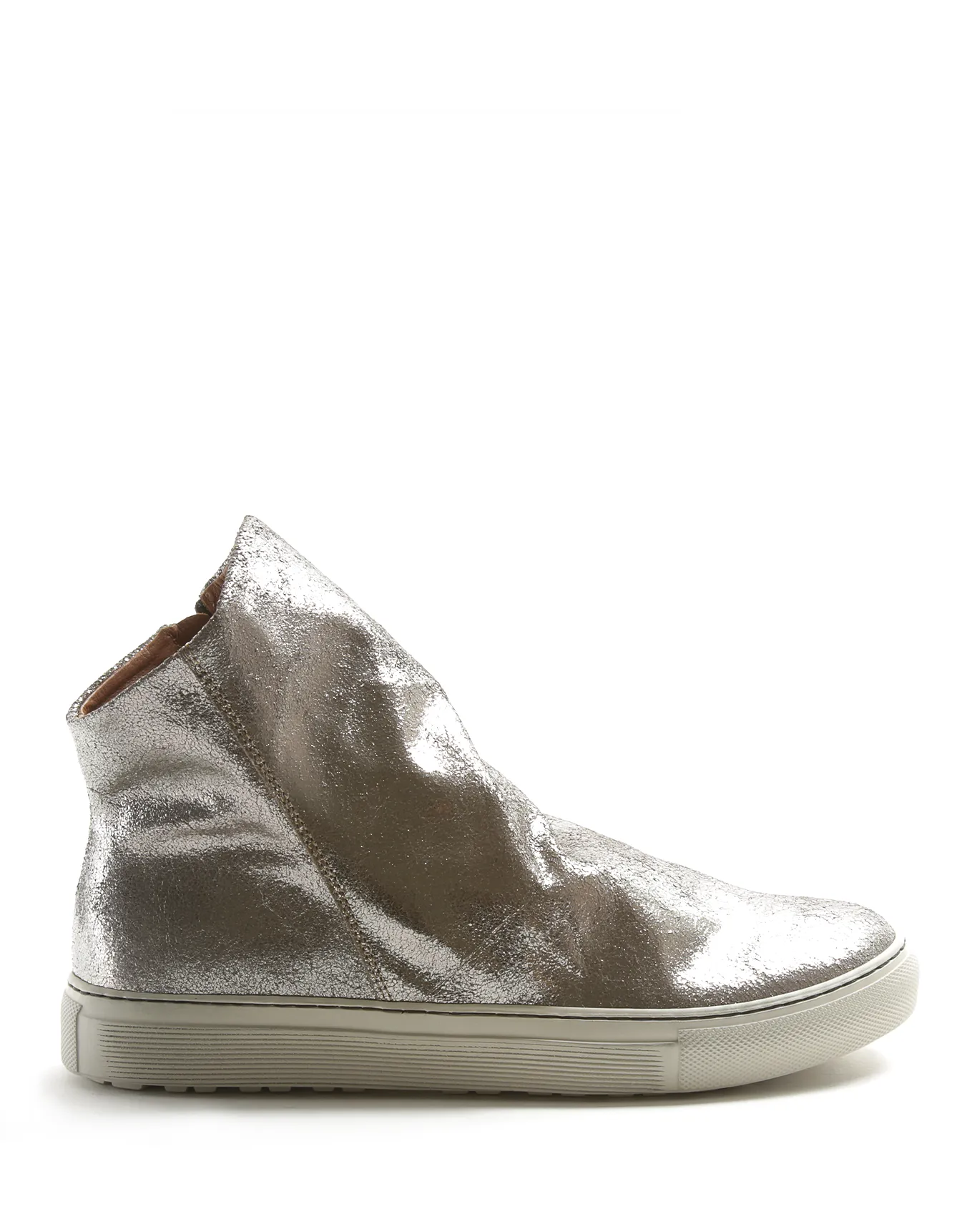 BIEL Silver Leather Sneaker Boots sold by Fiorentini + Baker