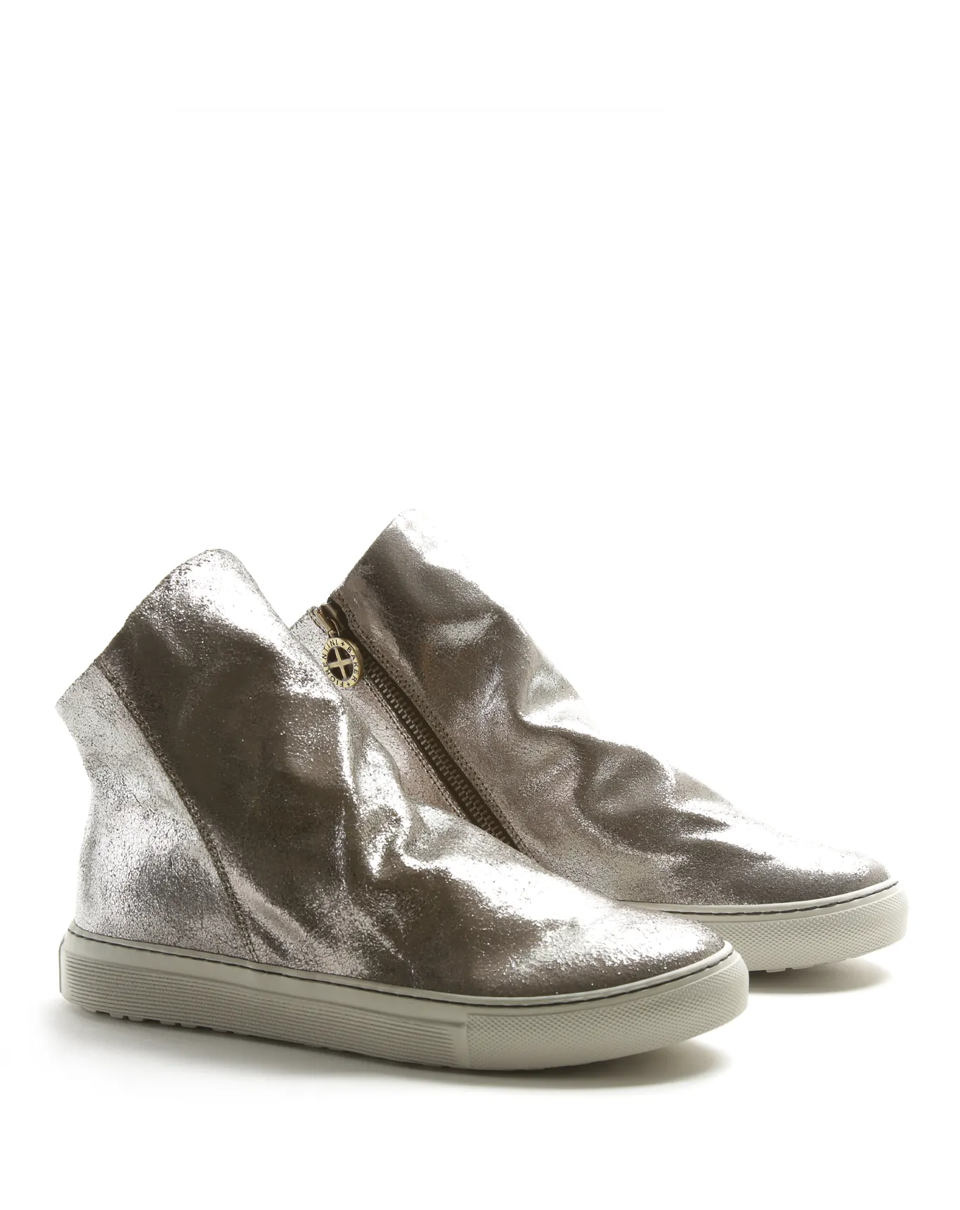 BIEL Silver Leather Sneaker Boots sold by Fiorentini + Baker product image thumbnail 2