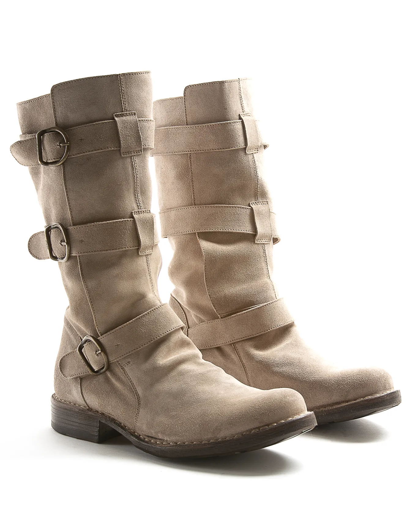 7040 Light Beige Suede Boots sold by Fiorentini + Baker product image thumbnail 2
