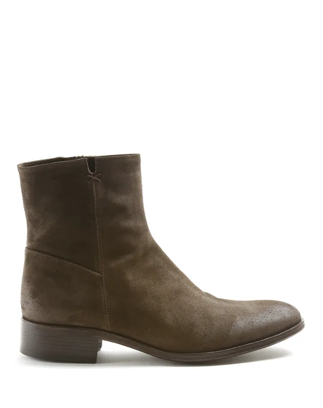 CALE Brown Suede Boots made by Fiorentini + Baker