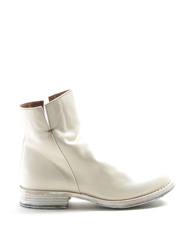 ELF White Leather Boots made by Fiorentini + Baker