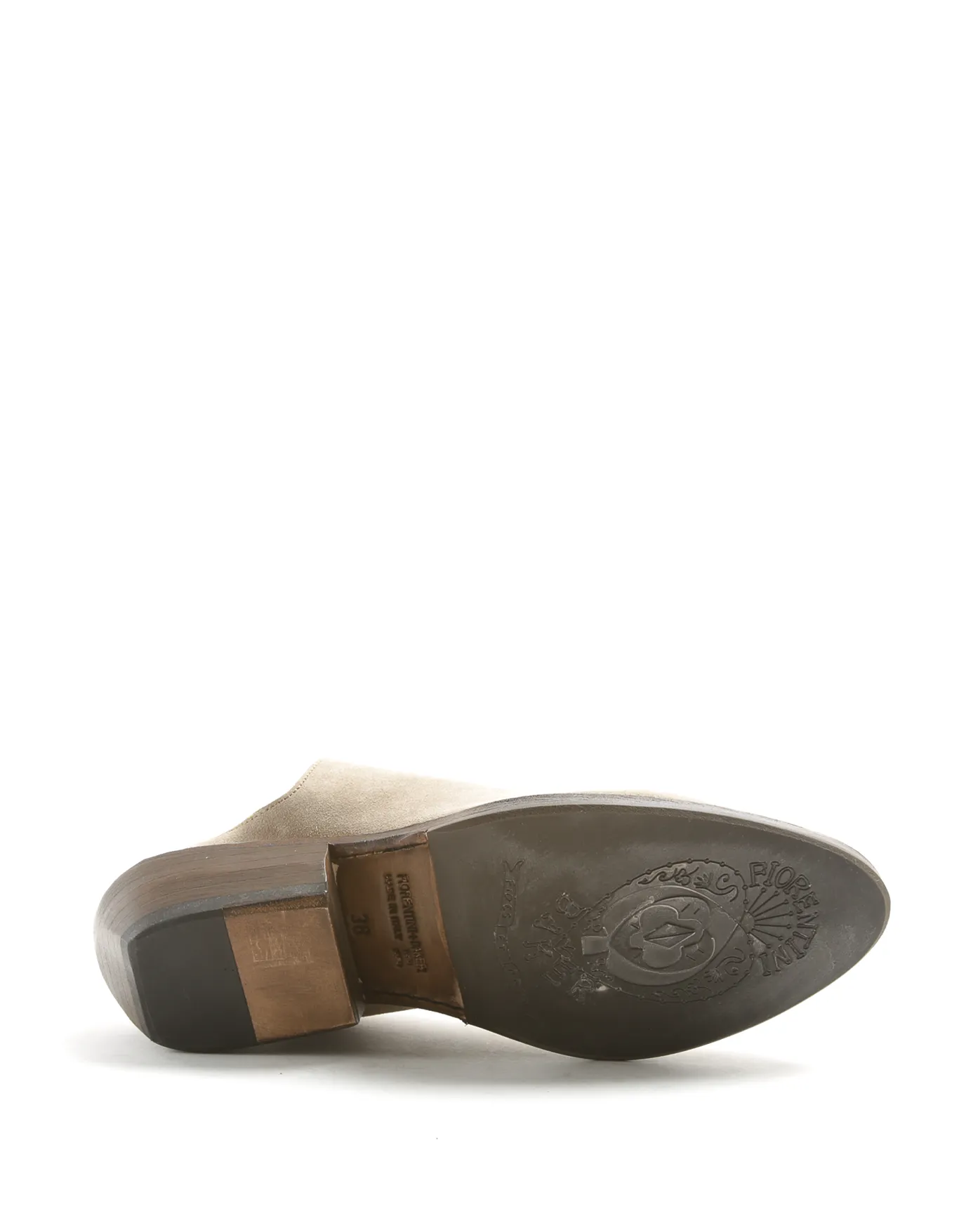 DANA Light Beige Suede Sabot sold by Fiorentini + Baker product image thumbnail 4