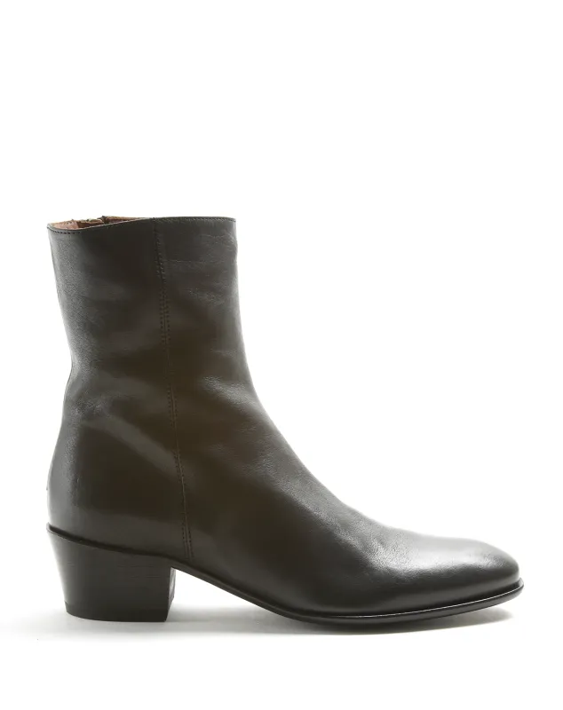 MATT Black Leather Boots made by Fiorentini + Baker