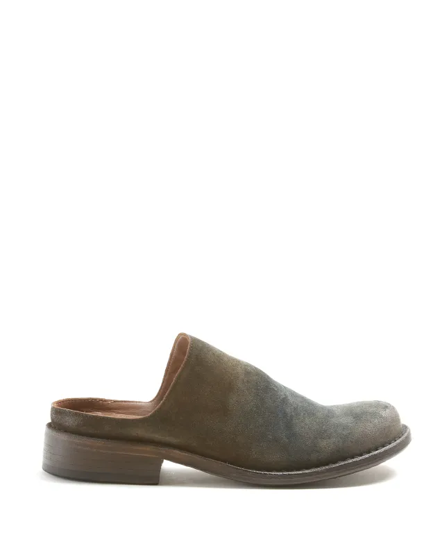 FREYA Shades Black/Grey/Brown Mules made by Fiorentini + Baker