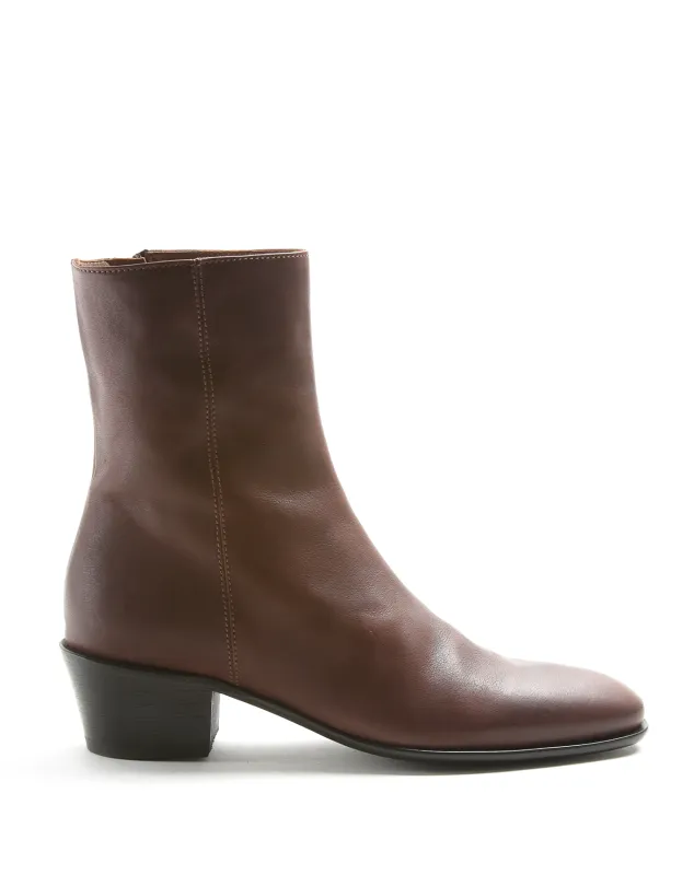 MATT Ebony Leather Boots made by Fiorentini + Baker