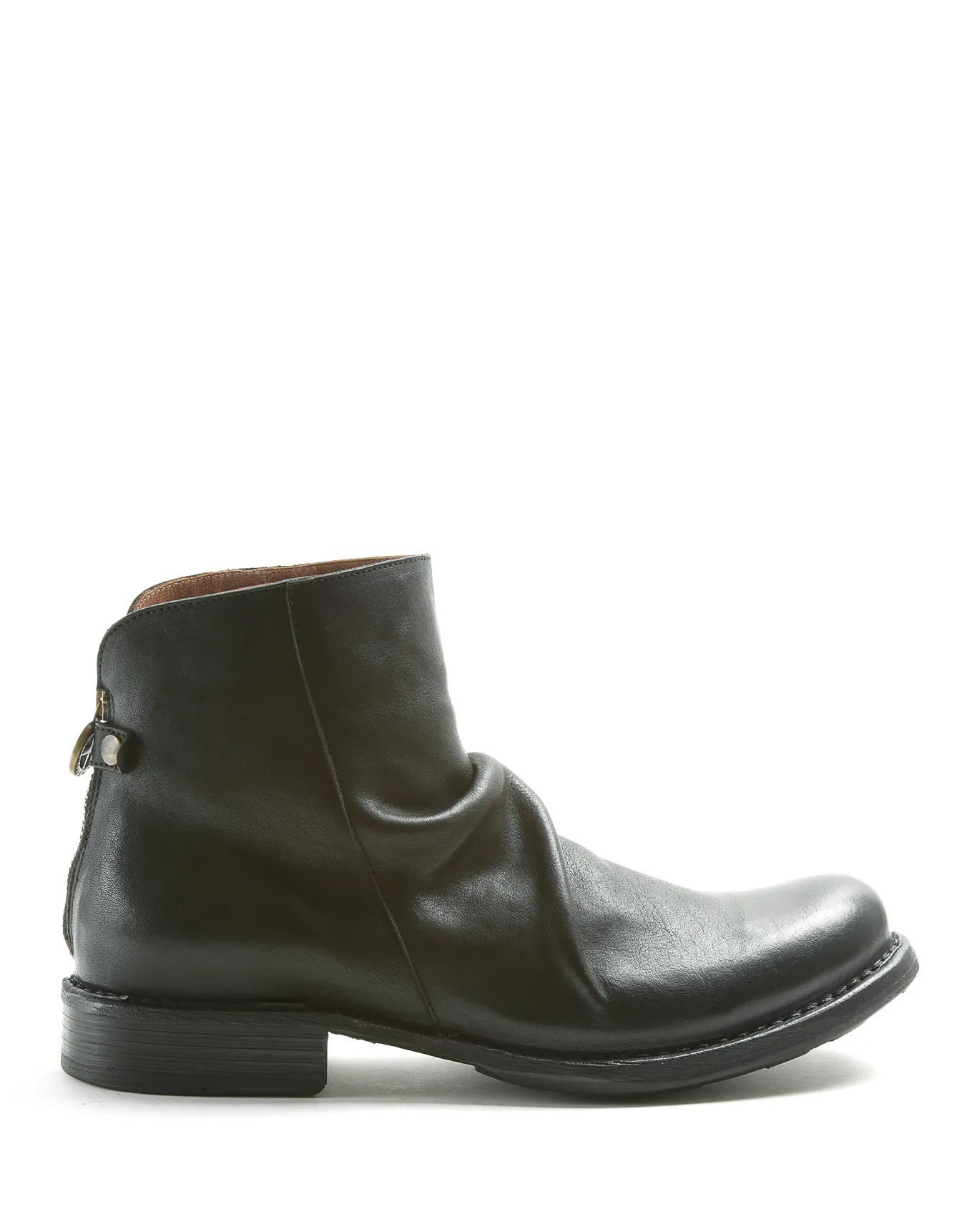 ELINA Black Leather Boots sold by Fiorentini + Baker