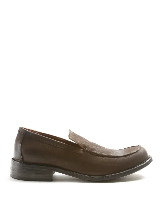 FELLA Coffee Leather Loafers made by Fiorentini + Baker