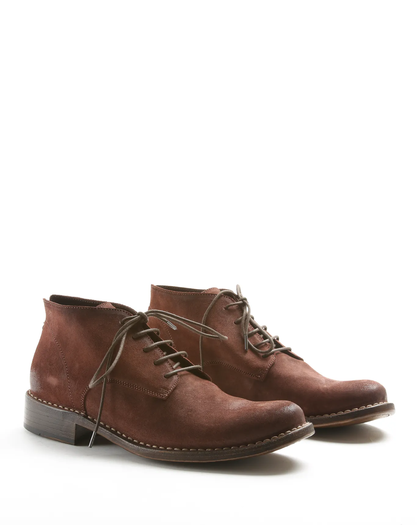 FEDD Bordeaux crust leather lace-up boots sold by Fiorentini + Baker product image thumbnail 2
