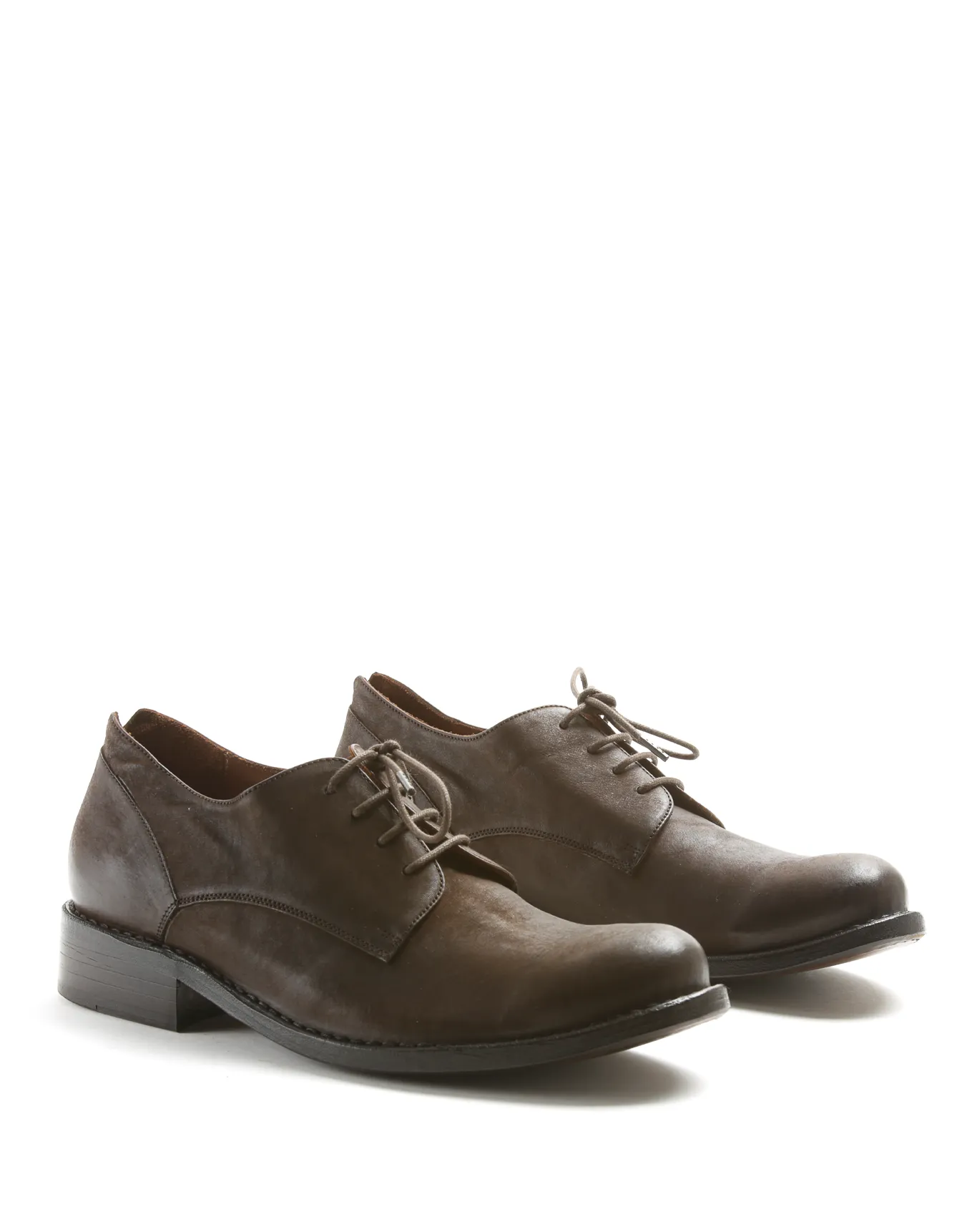 F-706 Coffee Leather Derby Shoes sold by Fiorentini + Baker product image thumbnail 2