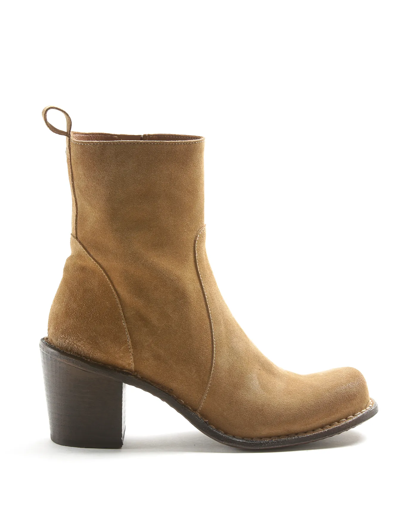 JENNI Cognac Suede Boots sold by Fiorentini + Baker