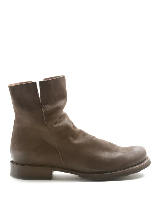 ELF Coffee Leather Boots made by Fiorentini + Baker