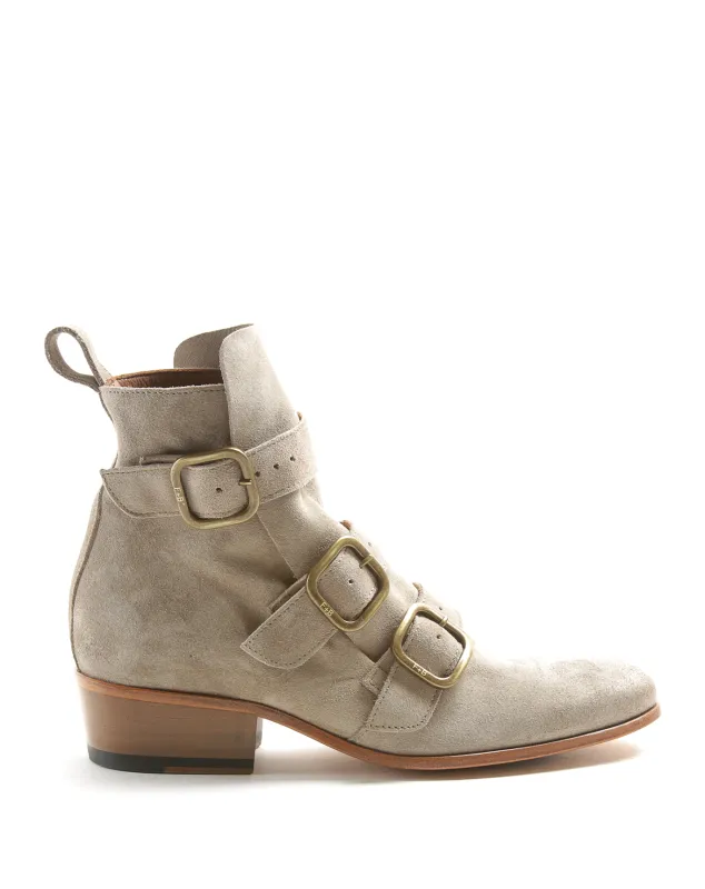 COLT Light Beige Suede Boots made by Fiorentini + Baker