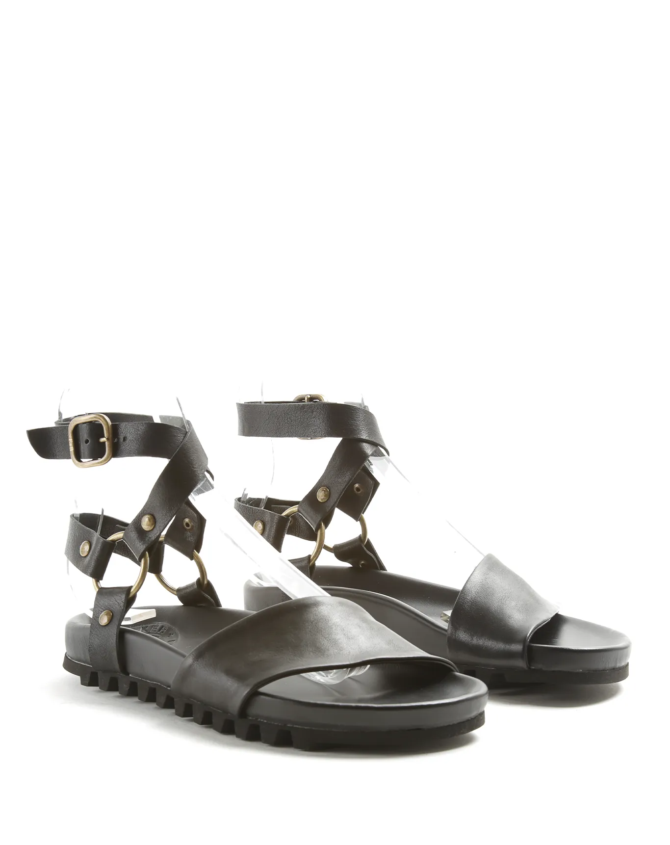 KERIN Black Leather Slide sold by Fiorentini + Baker product image thumbnail 2