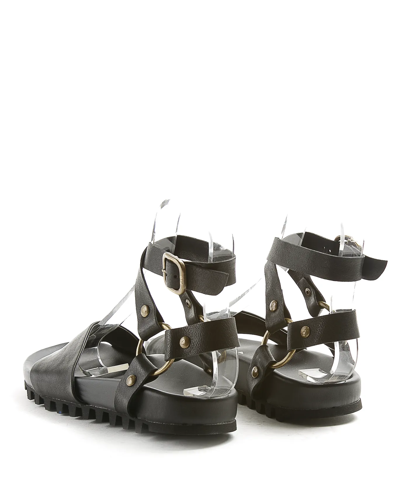 KERIN Black Leather Slide sold by Fiorentini + Baker product image thumbnail 3