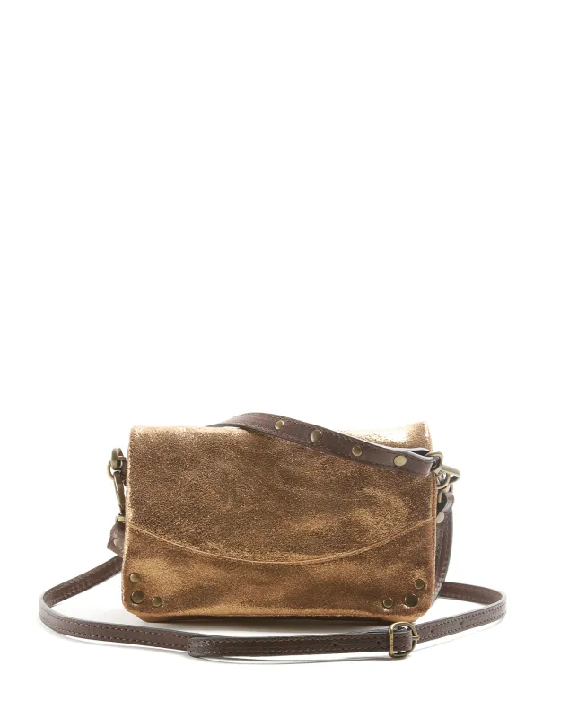 RENEE Gold Leather Bag made by Fiorentini + Baker