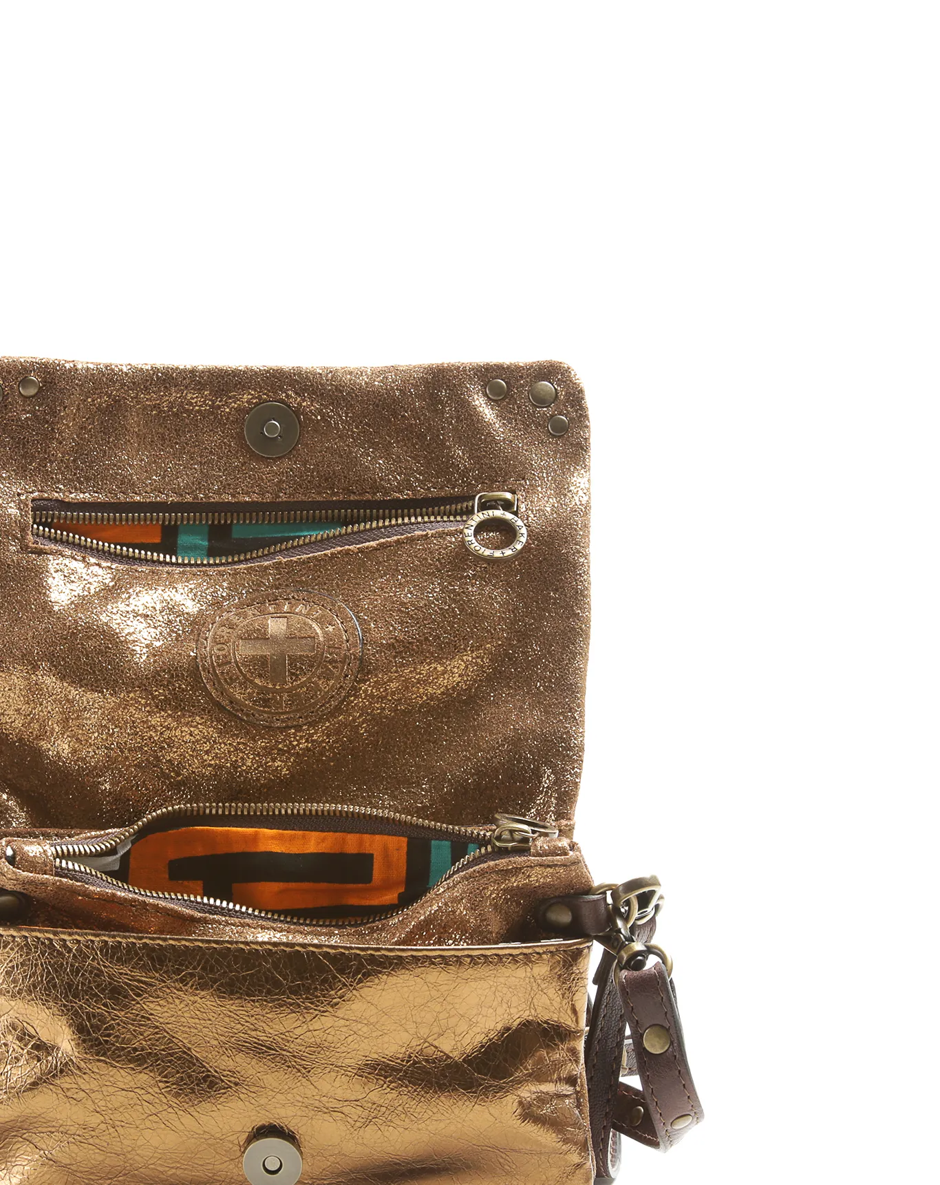 RENEE Gold Leather Bag sold by Fiorentini + Baker product image thumbnail 3