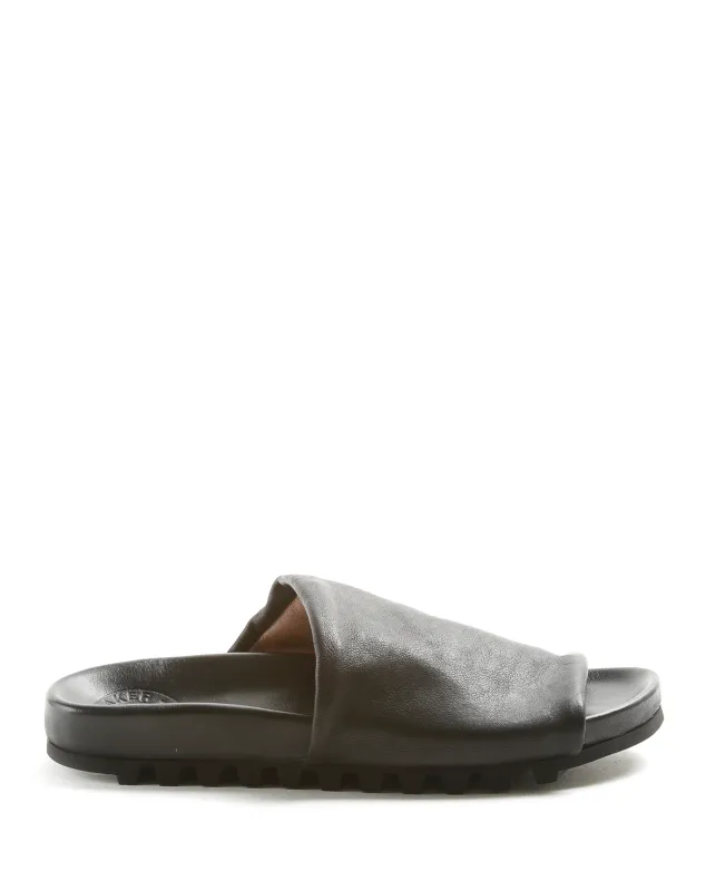 KALI Black Leather Slide made by Fiorentini + Baker