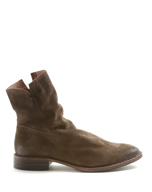 GROSS Brown Suede Leather Shoes made by Fiorentini + Baker