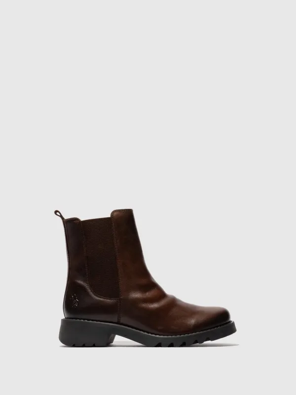 Chelsea Ankle Boots RAFY332FLY DK. BROWN made by Fly London