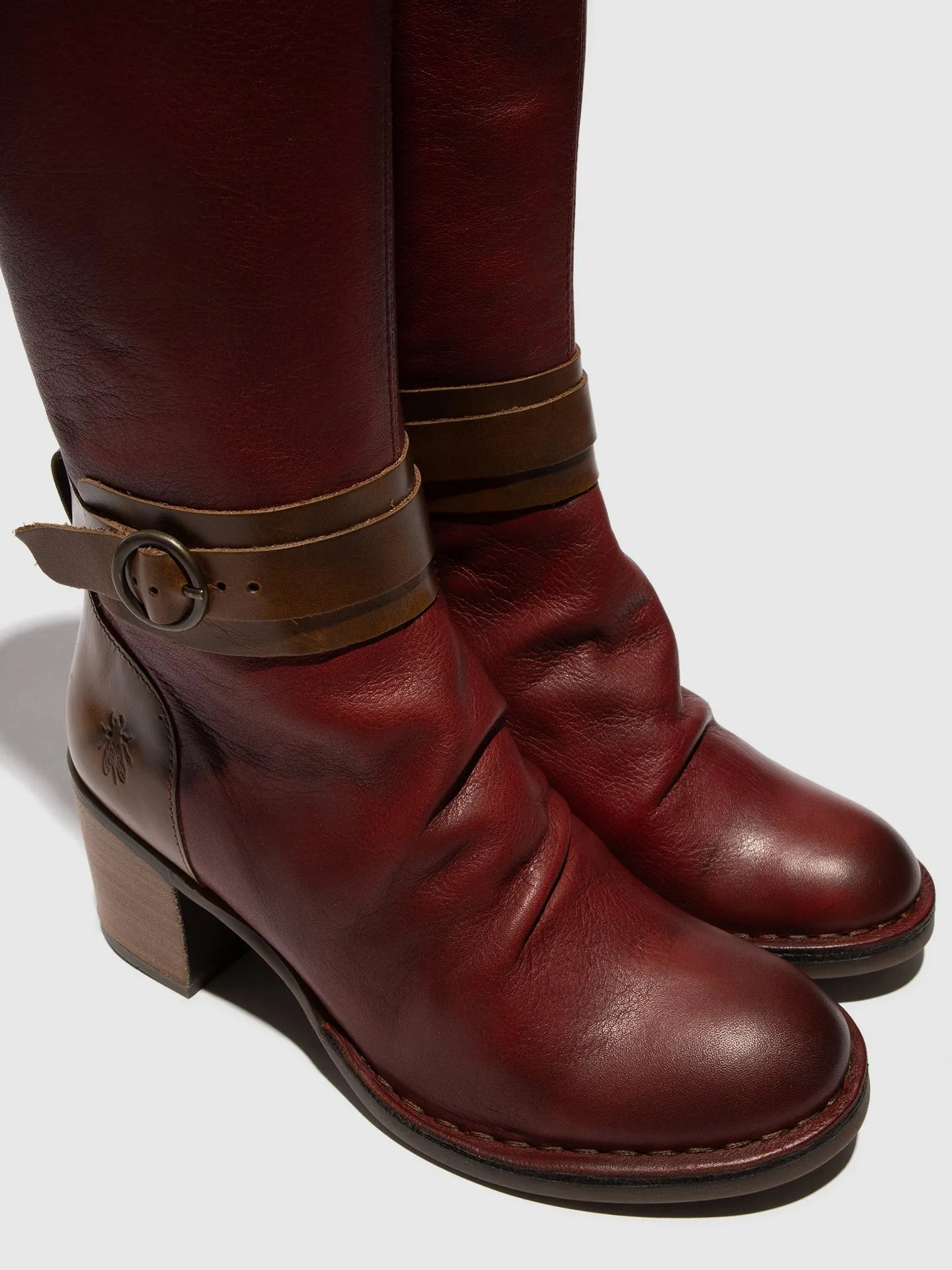 Buckle Boots BEIF165FLY OXBLOOD/CAMEL sold by Fly London product image thumbnail 4