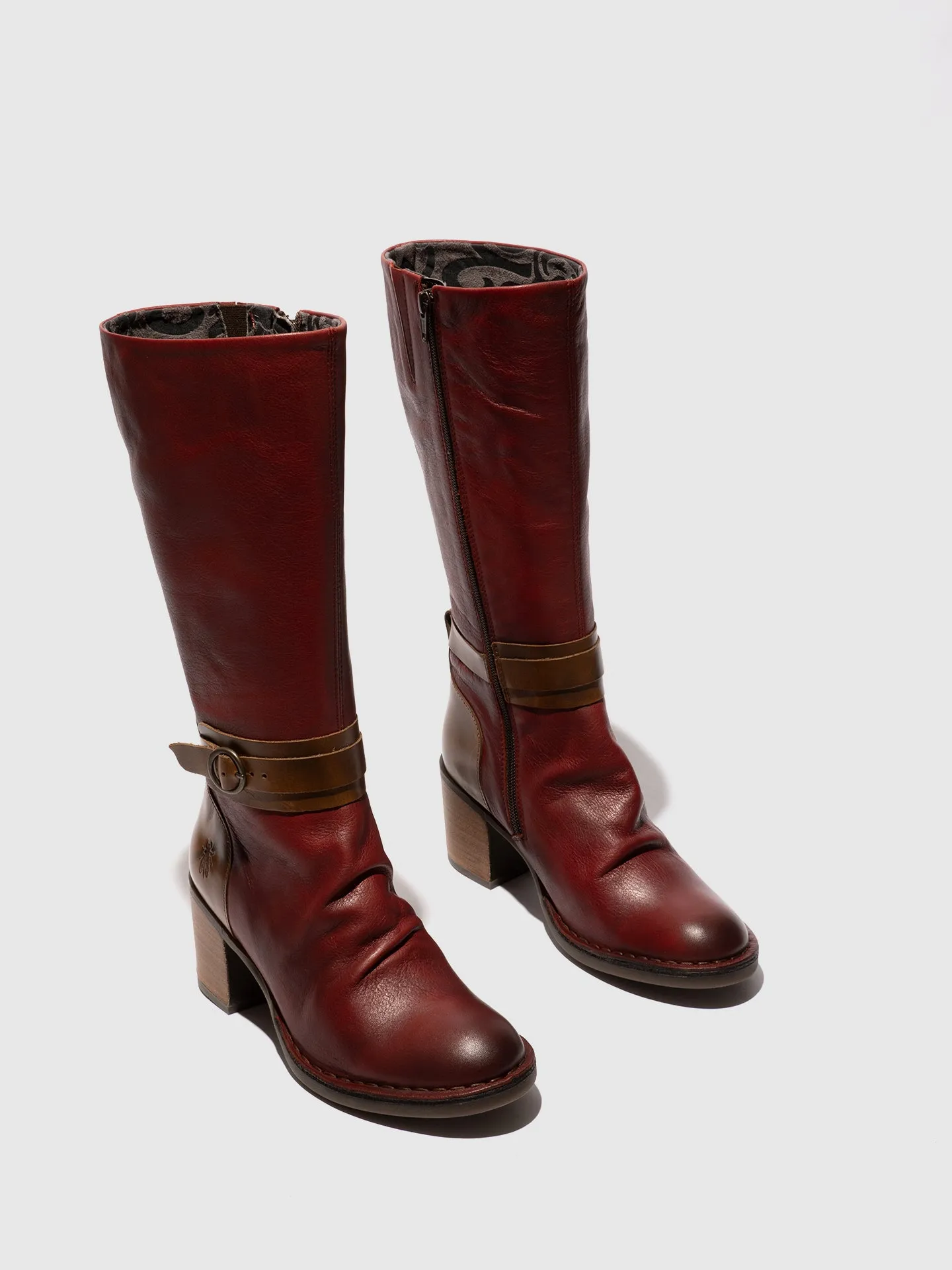 Buckle Boots BEIF165FLY OXBLOOD/CAMEL sold by Fly London product image thumbnail 2