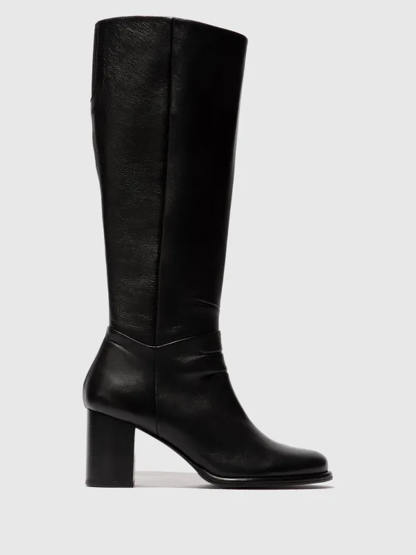 Zip Up Boots MARF357FLY BLACK sold by Fly London
