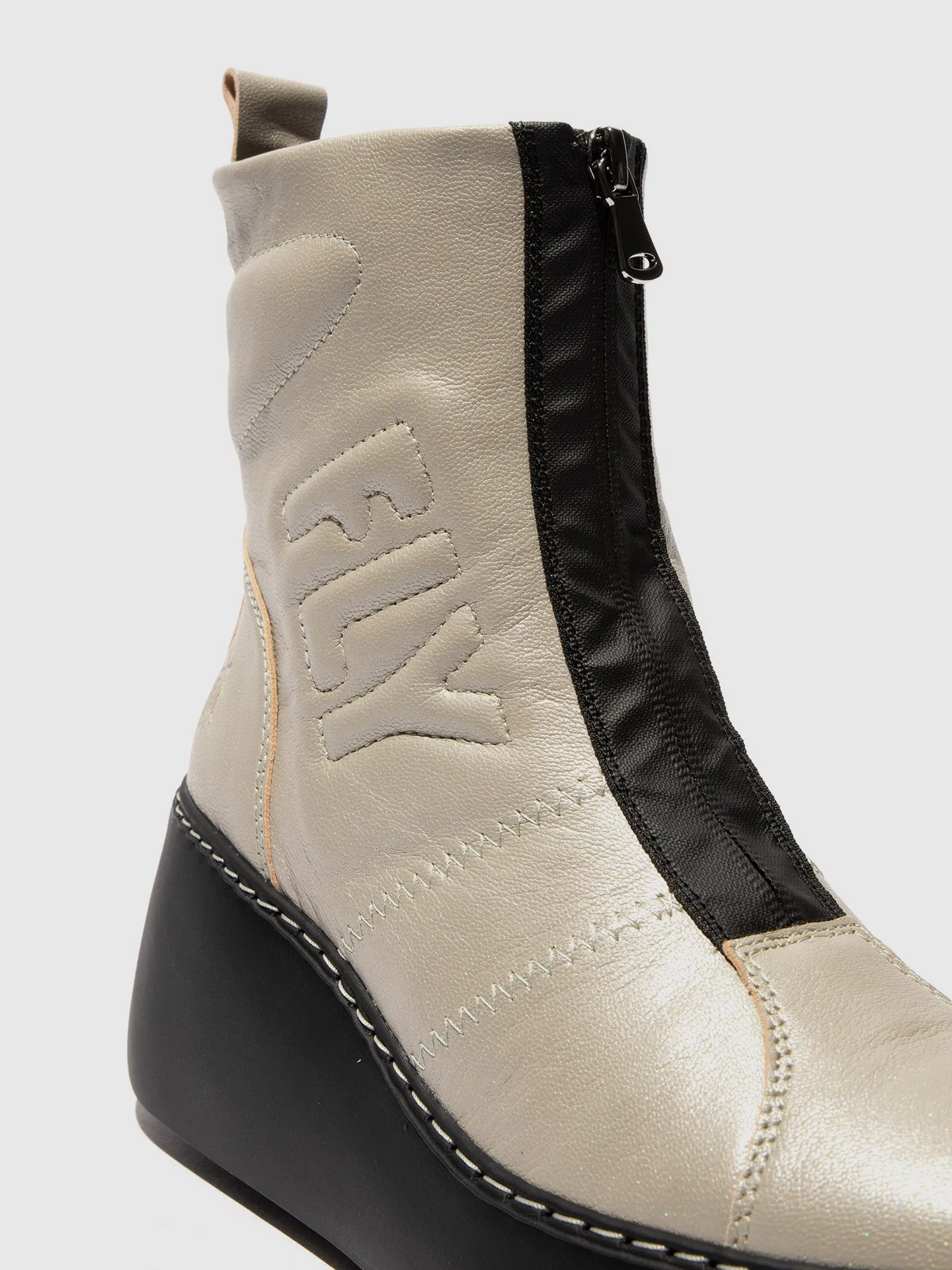 Zip Up Ankle Boots DRIM646FLY SILVER sold by Fly London product image thumbnail 4
