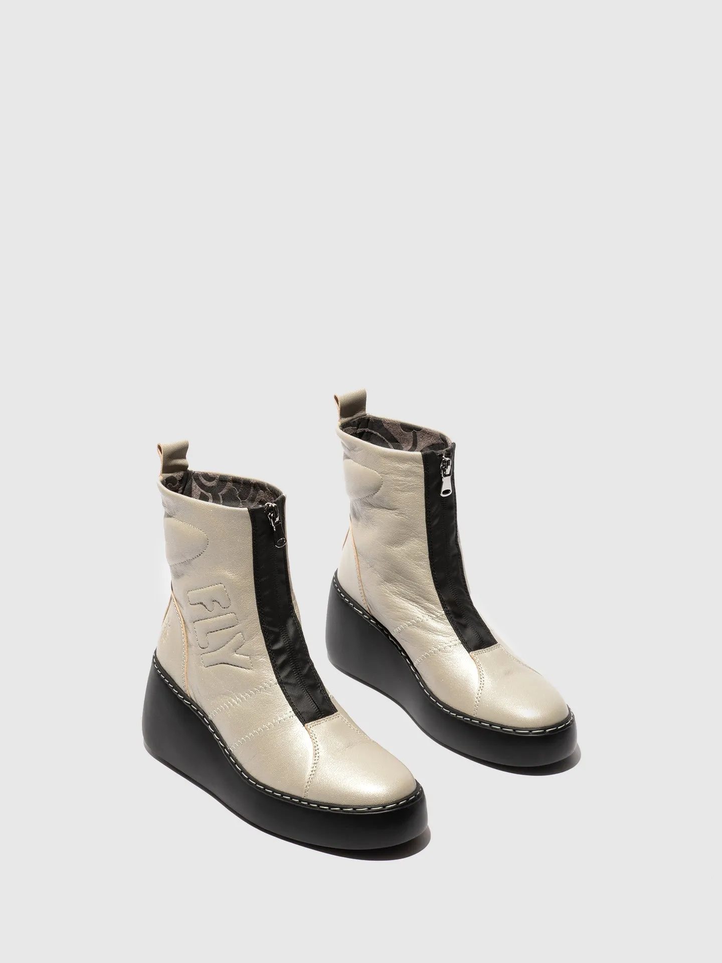 Zip Up Ankle Boots DRIM646FLY SILVER sold by Fly London product image thumbnail 2