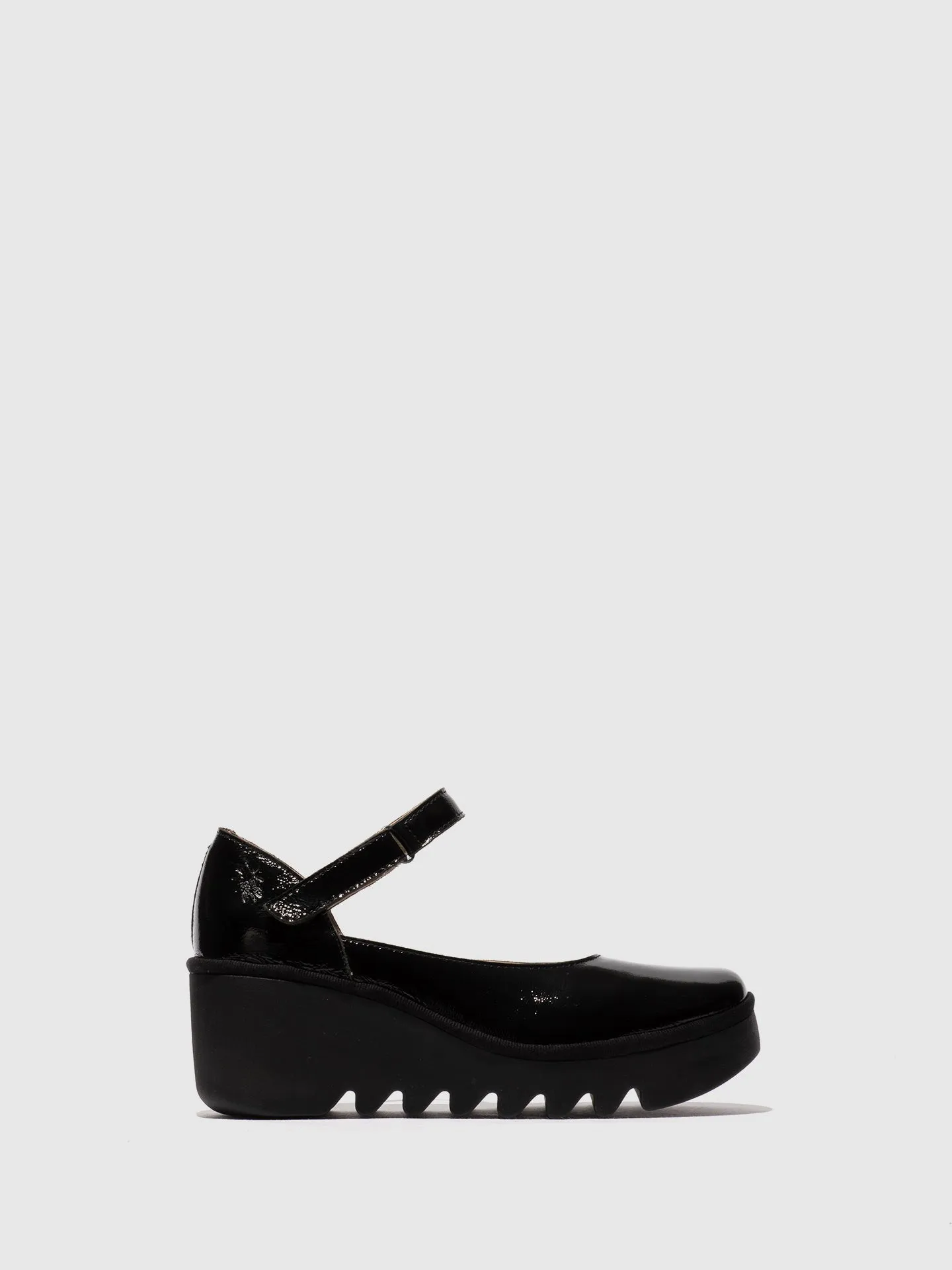 Buckle Shoes BAWO543FLY NAPPALAK BLACK sold by Fly London