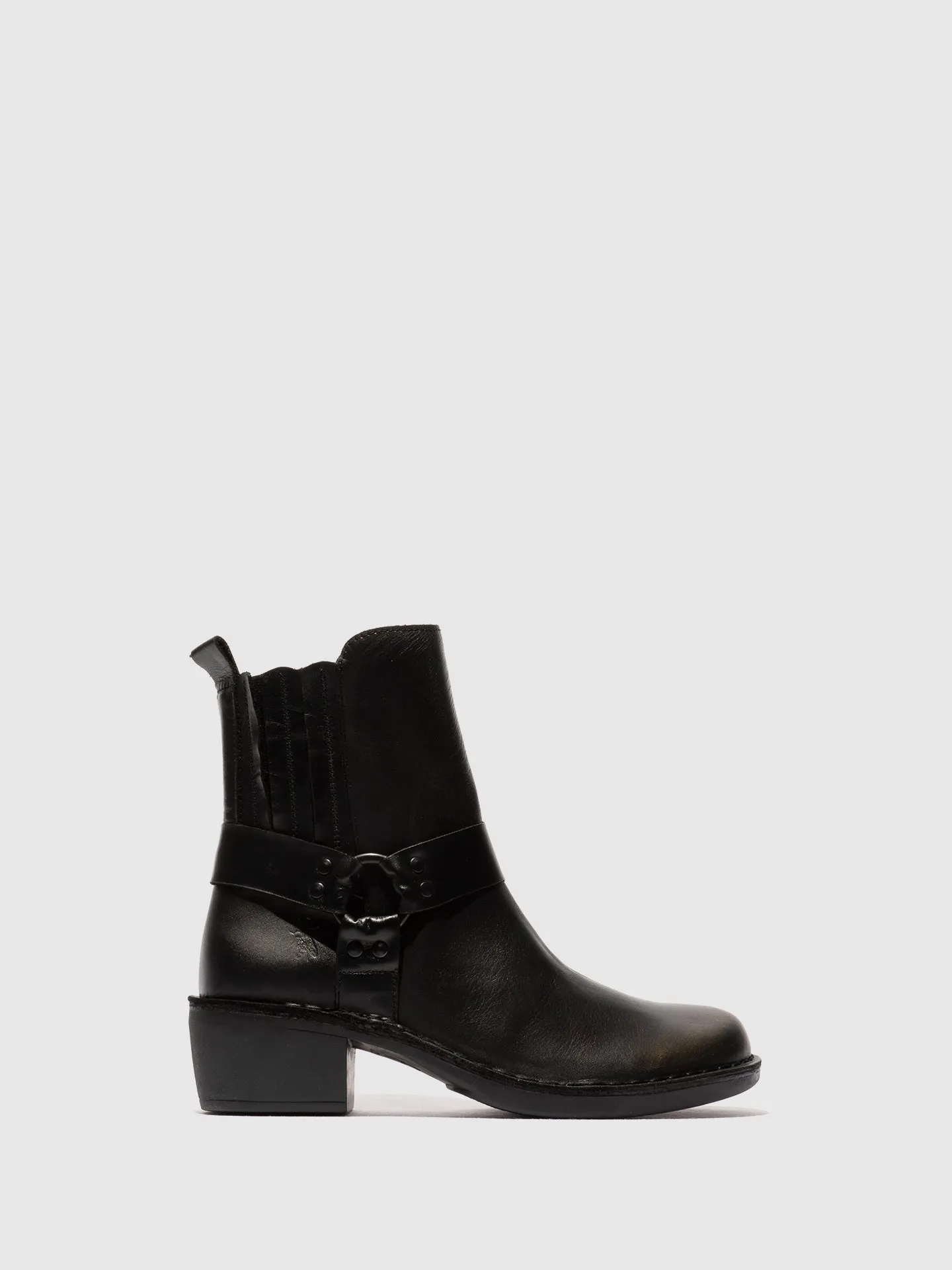 Zip Up Ankle Boots MEBI123FLY GOLD sold by Fly London