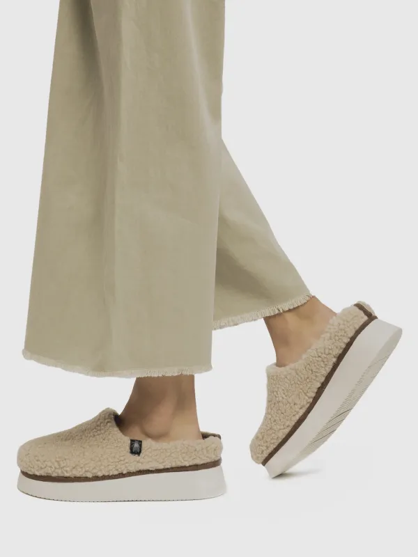 Round Toe Clogs CAFE360FLY TAUPE sold by Fly London