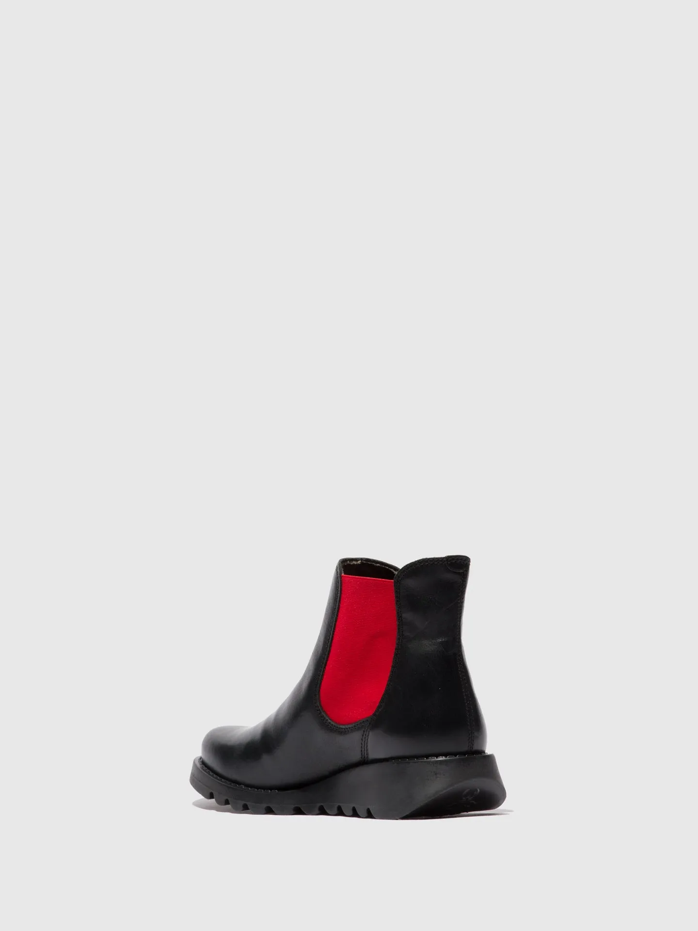Chelsea Ankle Boots SALV RUG BLACK (RED ELASTIC) sold by Fly London product image thumbnail 3