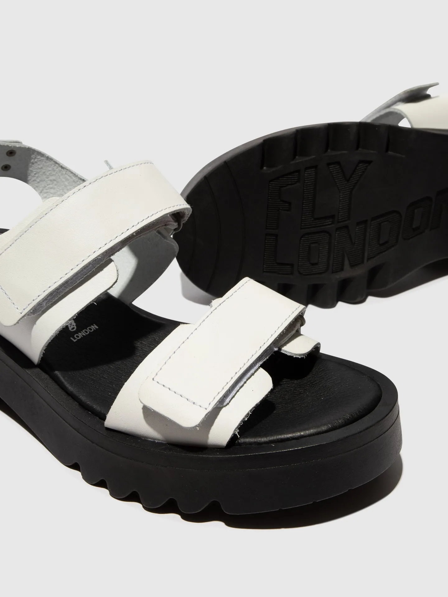 Velcro Sandals MEKA857FLY OFFWHITE sold by Fly London product image thumbnail 4